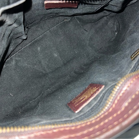 Burberry Vintage Nova Check Tote Bag Brown Leather Trim Plaid Shoulder Handbag - Picture 9 of 10